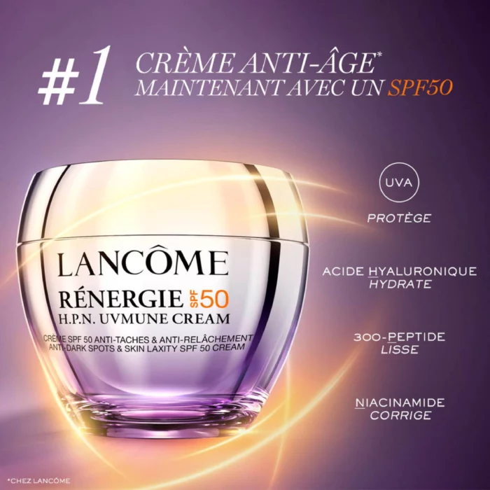 Lancôme, Rénergie SPF50 H.P.N UVmune Cream - 50 ml – Image 2