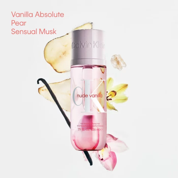 Calvin Klein, Nude Vanille Hair & Body Perfume Mist - 236ml – Image 2