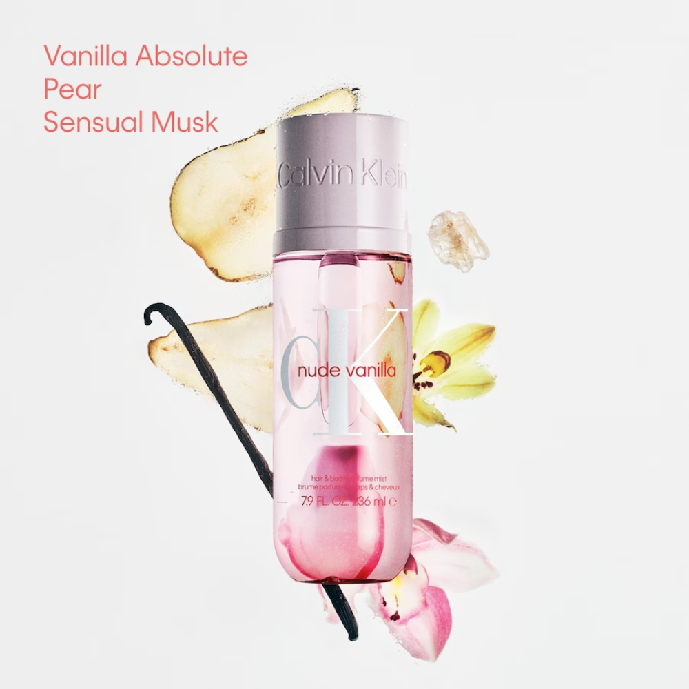 Calvin Klein, Nude Vanille Hair & Body Perfume Mist - 236ml – Image 2